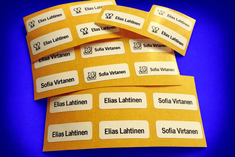 Name stickers