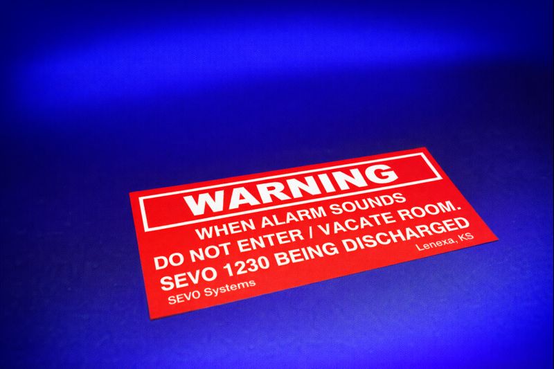 Warning stickers