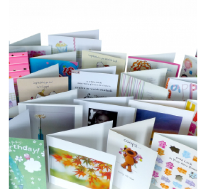 Folded Greeting Cards Printing