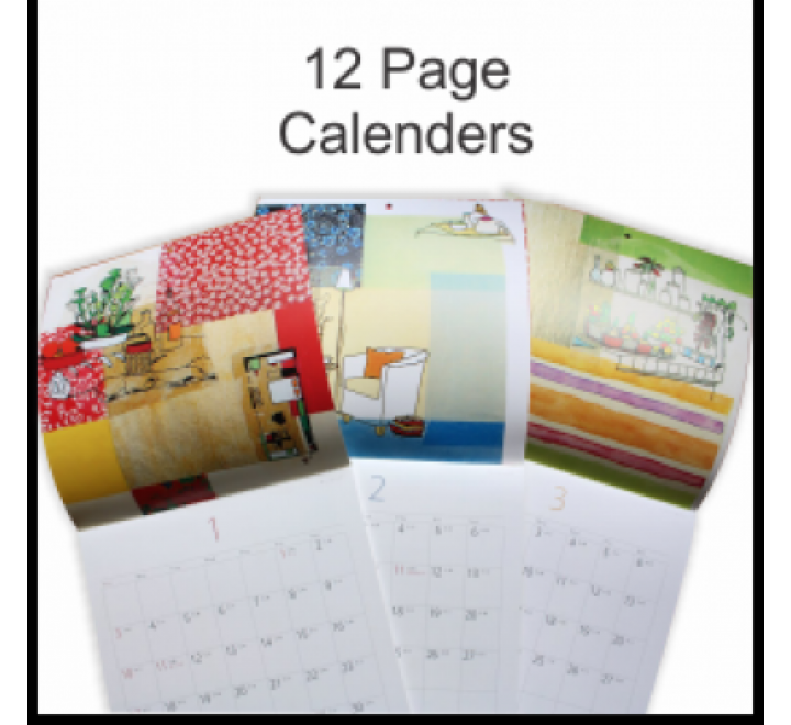 12 Page Calendar Printing