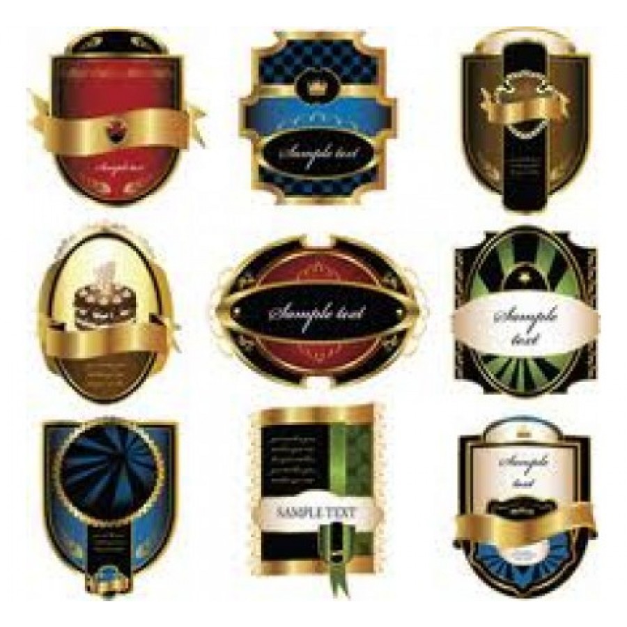 Die Cut Foiled Labels