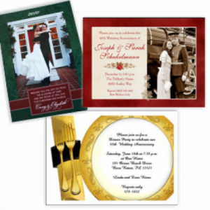 Anniversary Invitation Cards Printing