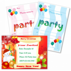 Party Invitation Cards Printing