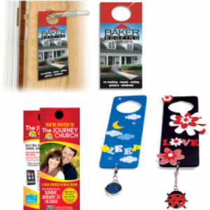 Rectangular Door Hangers Printing
