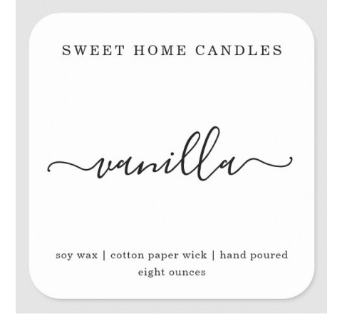 Candle Labels  Printed Best Quality - Free UK Delivery